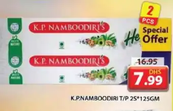 Grand Hyper Market K P NAMBOODIRI Toothpaste offer