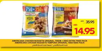 Megamart AMERICANA Chicken Nuggets offer