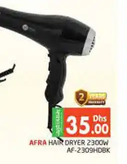 Pasons AFRA Hair Appliances offer
