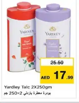 Nesto YARDLEY Talcum Powder offer