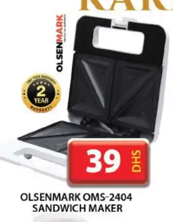 Grand Hyper Market OLSENMARK Sandwich Maker offer