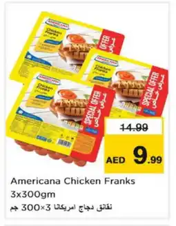 Nesto AMERICANA Chicken Franks offer