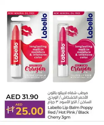 Lulu Hypermarket LABELLO Lip Care offer