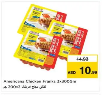 Nesto AMERICANA Chicken Franks offer