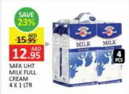 Al Madina Hypermarket Safa UHT milk full cream offer