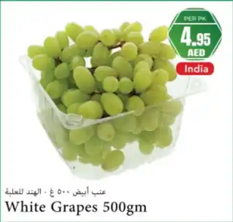 Almaya supermarket White grapes offer