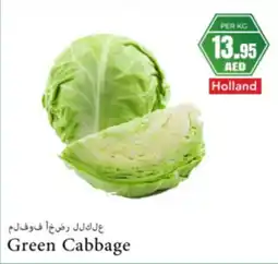 Almaya supermarket Green cabbage offer