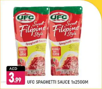 Shaklan UFC spaghetti sauce offer