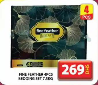 Grand Hyper Market Fine feather bedding set offer