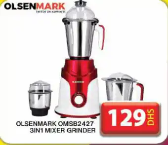 Grand Hyper Market Olsenmark  OMSB2427 3in1 mixer grinder offer