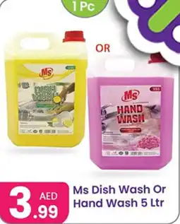 Al Nahda Gift Center Ms Dish Wash Or Hand Wash offer