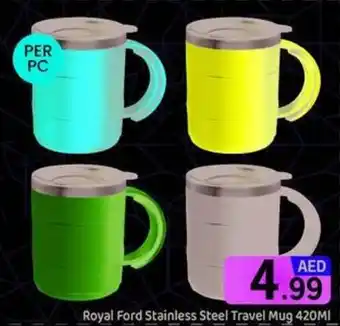 GATE Royal ford stainless steel travel mug offer