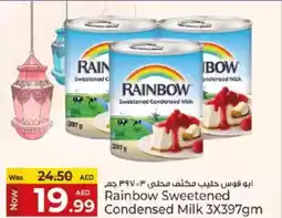 Kenz Hypermarket Rainbow sweetened condensed milk offer