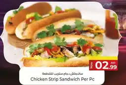 Kenz Hypermarket Chicken strip sandwichx offer