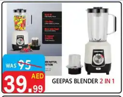 United Hypermarket GEEPAS Mixer / Grinder offer