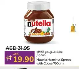 Lulu Hypermarket NUTELLA Chocolate Spread offer