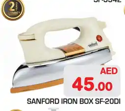 Baniyas Spike Hypermarket SANFORD Ironbox offer