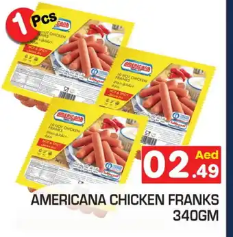 Baniyas Spike Hypermarket AMERICANA Chicken Franks offer