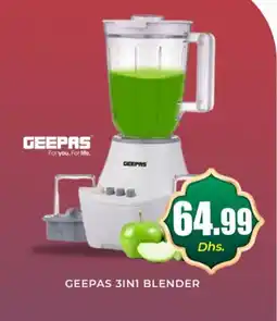 Meena Al Madina Hypermarket GEEPAS Mixer / Grinder offer