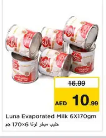 Nesto LUNA Evaporated Milk offer