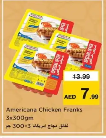 Nesto AMERICANA Chicken Franks offer