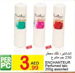 Green House Enchanteur perfumed talc offer