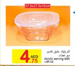 Green House Acrylic serving dish with lid offer