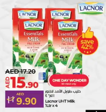 Lulu Hypermarket LACNOR Full Cream Milk offer