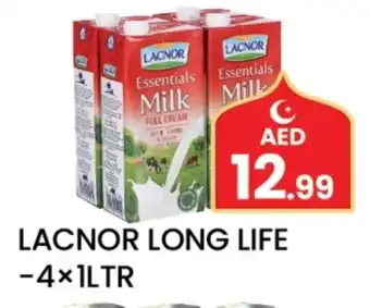 Gulf Hypermarket LACNOR Full Cream Milk offer