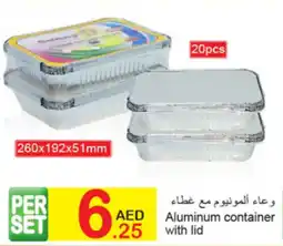 Green House Aluminum container with lid offer