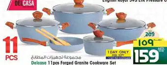 Safari Hypermarket Delcasa Forged Granite Cookware Set offer