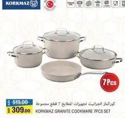 Safari Hypermarket Korkmaz granite cookware offer