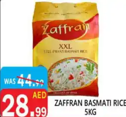 United Hypermarket Zaffran basmati rice offer