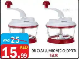 United Hypermarket Delcasa jumbo veg chopper offer