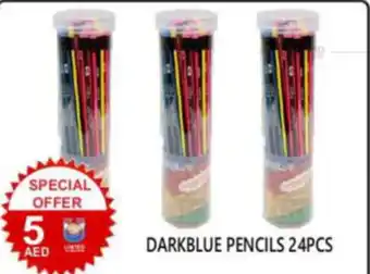 United Hypermarket Darkblue pencils offer