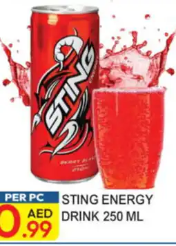 Dream Land Center Sting energy drink offer