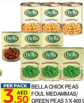 Dream Land Center Bella Chick Peas foul medammas / green peas offer