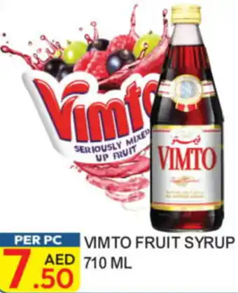 Dream Land Center Vimto fruit syrup offer