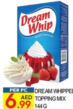 Dream Land Center Dream whipped topping mix offer