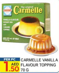 Dream Land Center Carmelle vanilla flavour topping offer