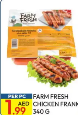 Dream Land Center Farm fresh chicken franks offer