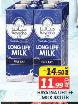 Mango Hypermarket LLC HAYATNA Long Life / UHT Milk offer