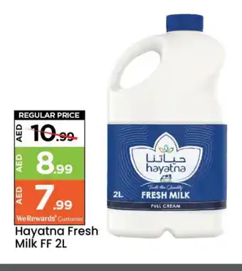 Mark & Save HAYATNA Fresh Milk offer