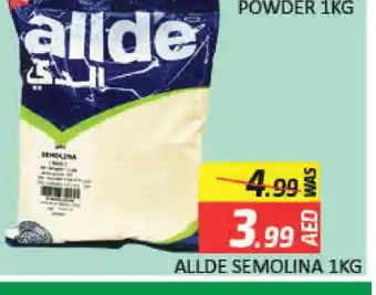 Mango Hypermarket LLC ALLDE Semolina / Rava offer