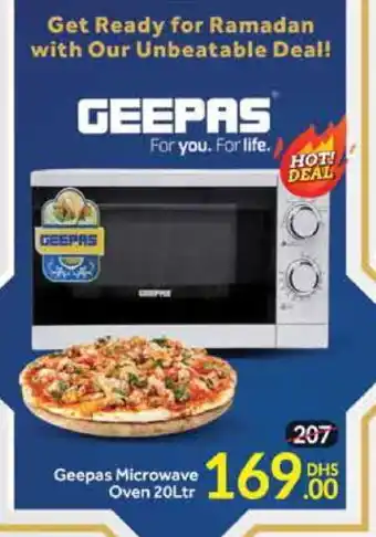 Mango Hypermarket LLC GEEPAS Microwave Oven offer