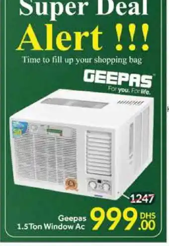 Mango Hypermarket LLC GEEPAS AC offer