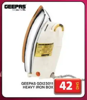 Grand Hyper Market GEEPAS Ironbox offer