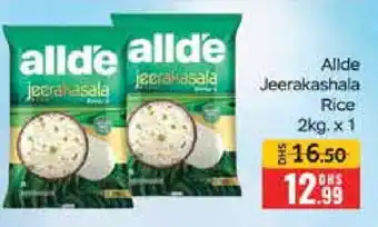 Mango Hypermarket LLC ALLDE Jeerakasala Rice offer