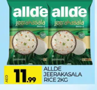 Al Madina ALLDE Jeerakasala Rice offer