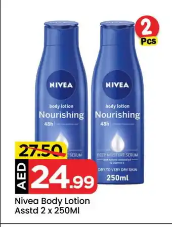 Mark & Save Nivea Body Lotion & Cream offer